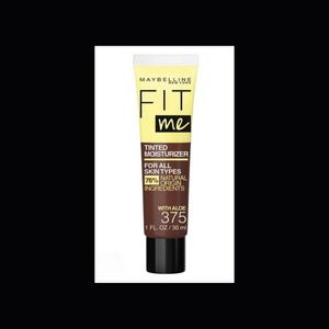 Maybelline Fit Me! Tinted Moisturizer, Natural Coverage, Face Makeup, Shade 375
